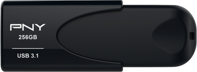 Pendrive PNY Attache 4 256 GB USB 3.1 czarny (FD256ATT431KK-EF)