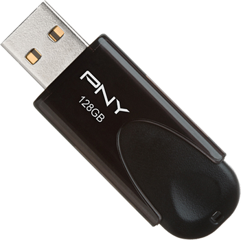Pendrive PNY Attache 4 128 GB USB 2.0 czarny (FD128ATT4-EF)
