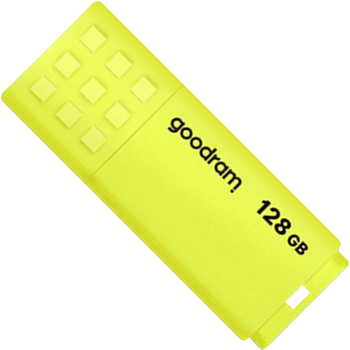 Pendrive Goodram UME2 128 GB USB 2.0 Zolty (UME2-1280Y0R11)