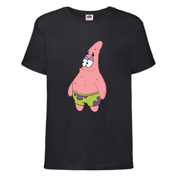 Футболка дитяча Спанч Боб 23 (Sponge Bob) чорна 164 см