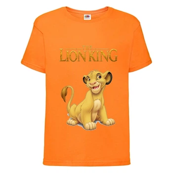 Футболка дитяча Король Лев (Lion King) помаранчева (LK-simba-2-orange) 116 см