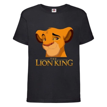 Футболка дитяча Король Лев (Lion King) чорна (LK-simba-black) 104 см