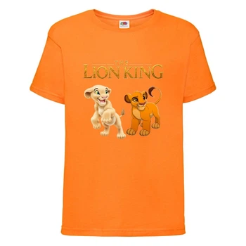 Футболка дитяча Король Лев (Lion King) помаранчева (LK-sіmba&nala-orange) 152 см