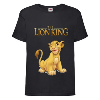Футболка дитяча Король Лев (Lion King) чорна (LK-simba-2-black) 116 см