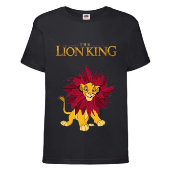 Футболка дитяча Король Лев (Lion King) чорна (LK-simba-3-black) 140 см