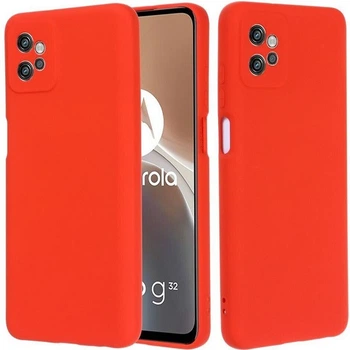 Чехол Fiji Full Soft Premium для Motorola G32 противоударный бампер с микрофиброй Red