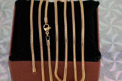 Цепь Xuping Jewelry жгут 45 см 3 мм золотистая