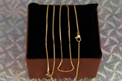Цепь Xuping Jewelry квадратный жгут 45 см 1,7 мм золотистая