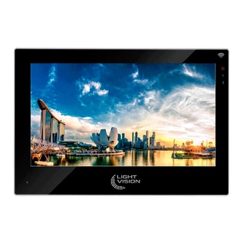 Wi-Fi видеодомофон Light Vision SINGAPORE FHD Black, экран 10"