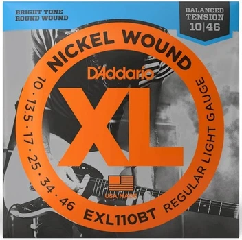 Струны для электрогитары D'Addario EXL110BT XL Nickel Wound Balanced Tension Regular Light (10-46)