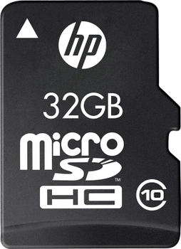 Карта пам'яті HP MicroSDHC 32GB Class10 + adapter (SDU32GBHC10HP-EF)