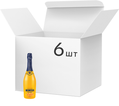 Упаковка напитка слабоалкогольного газированного Le Coq Mimosa 5% 0.75 л x 6 шт (4770301237387)