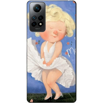 Силиконовый чехол Candy для Xiaomi Redmi Note 12 Pro с рисунком Мерлин Монро