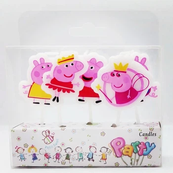Свечи для торта Petit Candles, фигурные "Пеппа", набор из 5 шт.