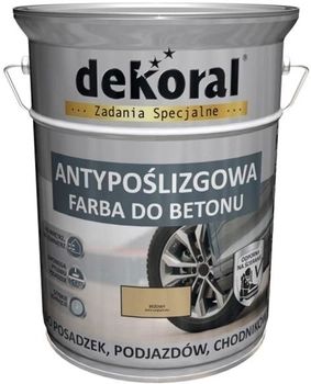 Краска антискользящая для бетона Dekoral 5 л Графитовая (DL-380794)
