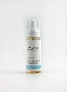 Пенка для сухой и чувствительной кожи с канабисом Smart4Derma Aquagen HYDRO ALOE MOUSSE CANNABIS RELIEF 80 мл