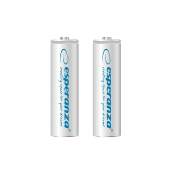 Акумулятор Ni-MH AA Esperanza EZA103W 2000 mAh у блістері 2шт Білий