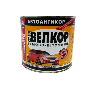 Мастика резино-битумная антикоррозионная ВЕЛКОР 1,8 кг