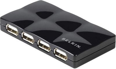 USB Hub 7-portowy Belkin 7 Port USB 2.0 Mobile Hub Black (F5U701cwBLK)