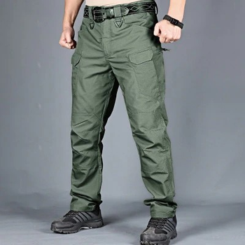 Штаны Карго мужские, тактические Рип-Стоп, военные демисезонные, размер 4ХL, цвет хаки Код 69-0031