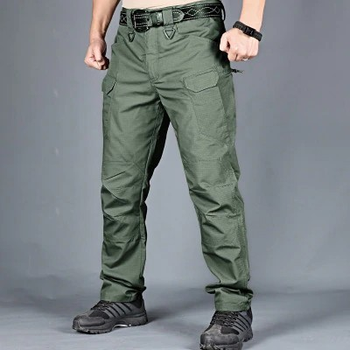 Штаны Карго мужские, тактические Рип-Стоп, военные демисезонные, размер 6ХL, цвет хаки Код 69-0032