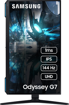 Монитор 28" Samsung Odyssey G7 LS28BG700 (LS28BG700EIXUA)