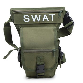 Тактична поясна сумка Swat Tactical з кріпленням на стегнах Olive (300-olive)