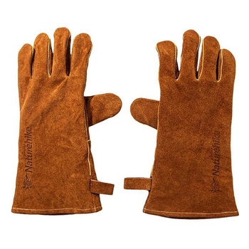 Перчатки огнестойкие Leather Naturehike NH20FS042 коричневые
