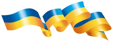 3д наклейка на авто ARB 3D TUNING STUDIO флаг Украины 2300х800х0.15мм
