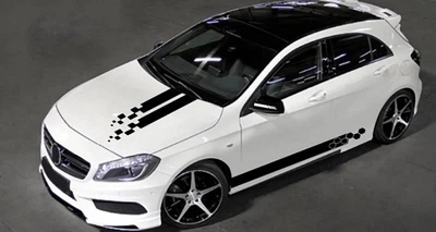 Смуги на двері капот дзеркала авто ARB 3D TUNING STUDIO Соти 980х558х0.075мм
