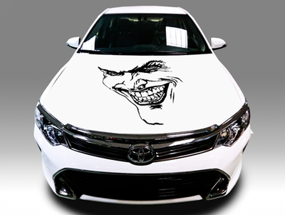 Наклейка на капот ARB 3D TUNING STUDIO Джокер 990х750х0.060мм