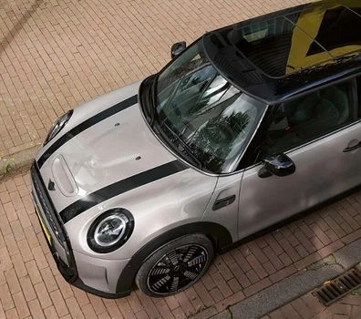 Смуги на капот Міні купер ARB 3D TUNING STUDIO ЧБ 1350х125х0.14мм=2штуки