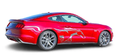 Наклейки полосы на авто ARB 3D TUNING STUDIO Ford Mustang Лошадь 2200х600х0.060мм