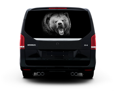 3д наклейка на заднее стекло ARB 3D TUNING STUDIO Медведь BL 1490х800х0.18мм