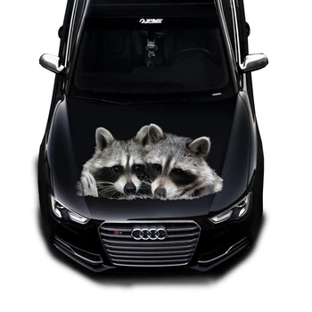 Наклейка на капот ARB 3D TUNING STUDIO Єноти 1500х1200х0.080мм