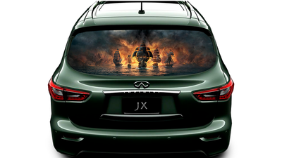 Наклейка нак заднее стекло ARB 3D TUNING STUDIO Корабли 1490х700х0.18мм