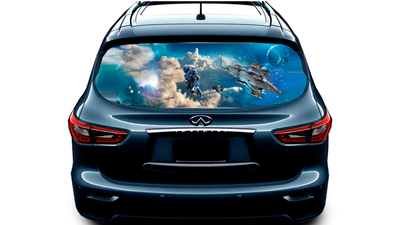 3д наклейка на заднее стекло ARB 3D TUNING STUDIO Космос-1 1480х700х0.18мм
