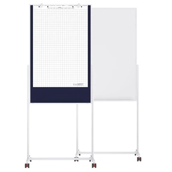 Доска 3-в-1 750x1200 синяя Magnetoplan Universal 3-in-1-Board Mobile Felt-Blue (11112103)