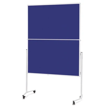 Доска модерационная мобильная складная 1200x1500 синяя Magnetoplan Seminarboard Mobile Folding Felt-Blue (2111303)