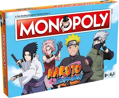 Настільна гра Winning Moves NARUTO SHIPPUDEN Monopoly WM00167-EN1-6 (5036905038690)
