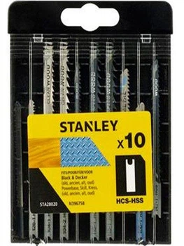 Набор полотен для електролобзика STANLEY 10шт (STA28020-XJ)