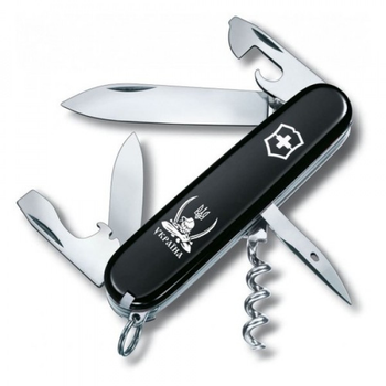 Ніж Victorinox Huntsman Ukraіne 91мм Козак з саблями біл. (1049-Vx13713.3_T1110u)