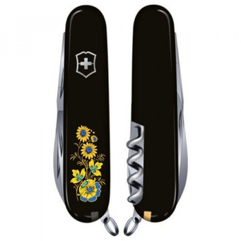 Ніж Victorinox Spartan Ukraine 91мм Квіти (1049-Vx13603.3_T1050u)