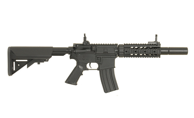 Карабін M4 CQB with silencer ABS CM.513 – Black ,CYMA , для страйкболу