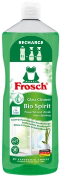 Очиститель для стеклянных и зеркальных поверхностей Frosch спиртовой 1 л (4009175959928)