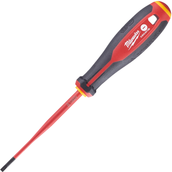 Отвертка VDE диэлектрическая MILWAUKEE SL 0,6х3,5х100мм (4932478714)