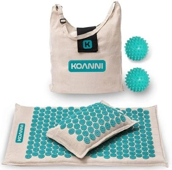 Килимок Koanni для акупресури + подушка + м'ячі + сумка (Alop)