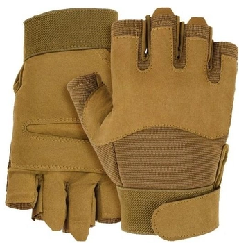 Перчатки мужские Mil-Tec размер L для стрельбы и тяжелых условий прочные и легкие водонепроницаемые Койот