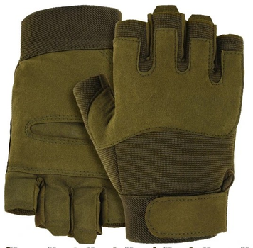 Тактичні рукавички Mil-Tec Short 2XL Олива (Alop)