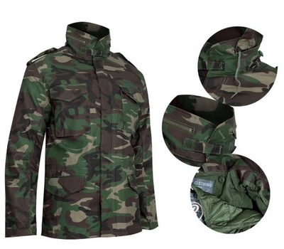 Військова куртка-парка BRANDIT 2in1 XL Woodland (Alop)